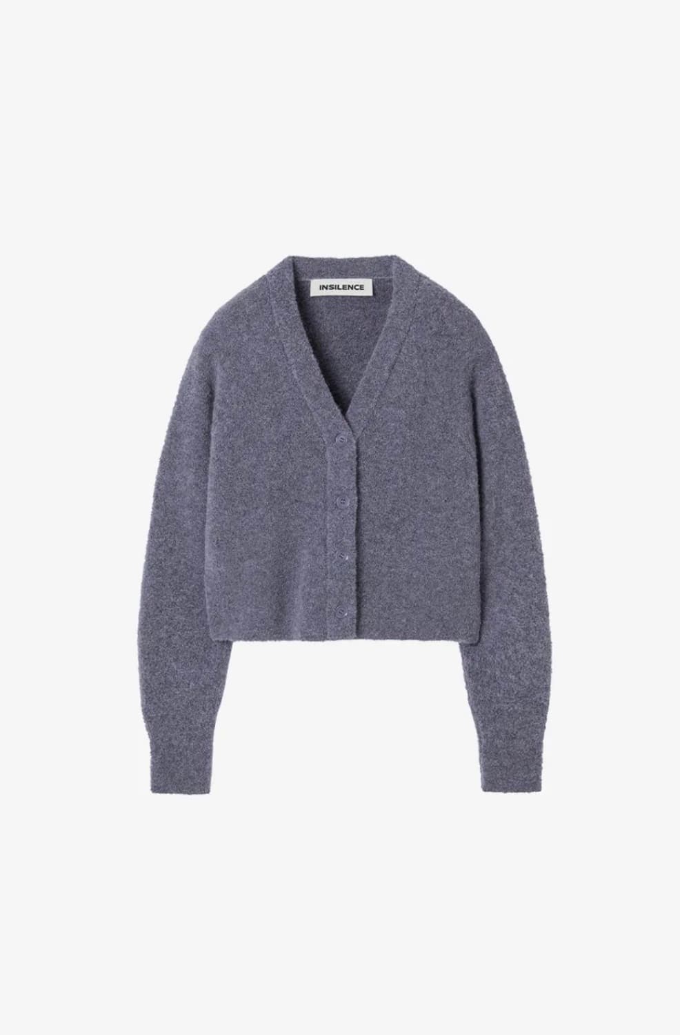 인사일런스우먼  알파카 크롭 가디건 BLUE S사이즈 상품이미지3