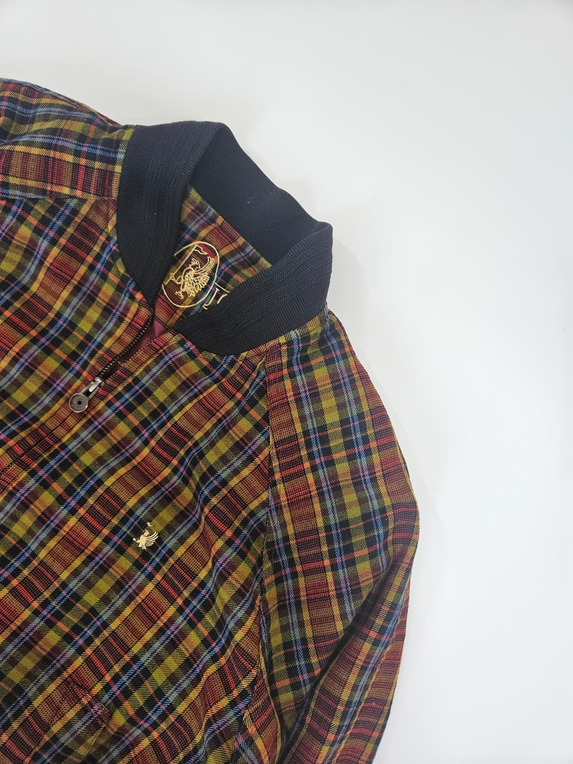 빈티지 체크 자켓 상품이미지2