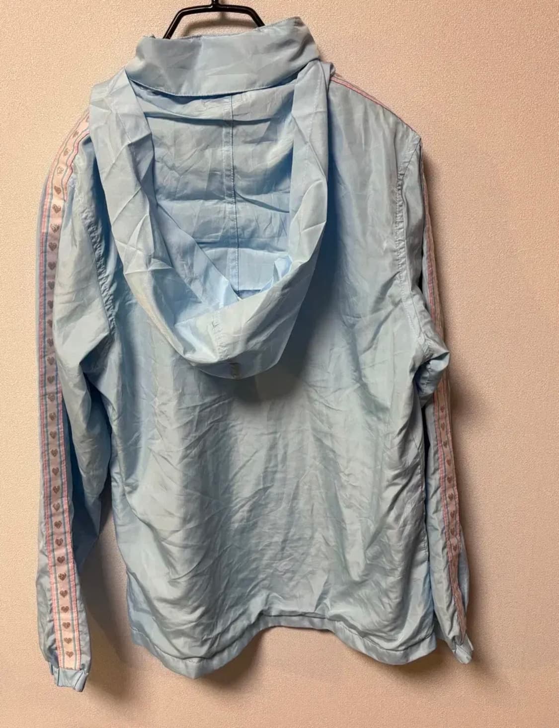 히메갸루 하늘색 바람막이 져지 y2k 소다맛 모리걸 후드집업 아노깔 상품이미지7