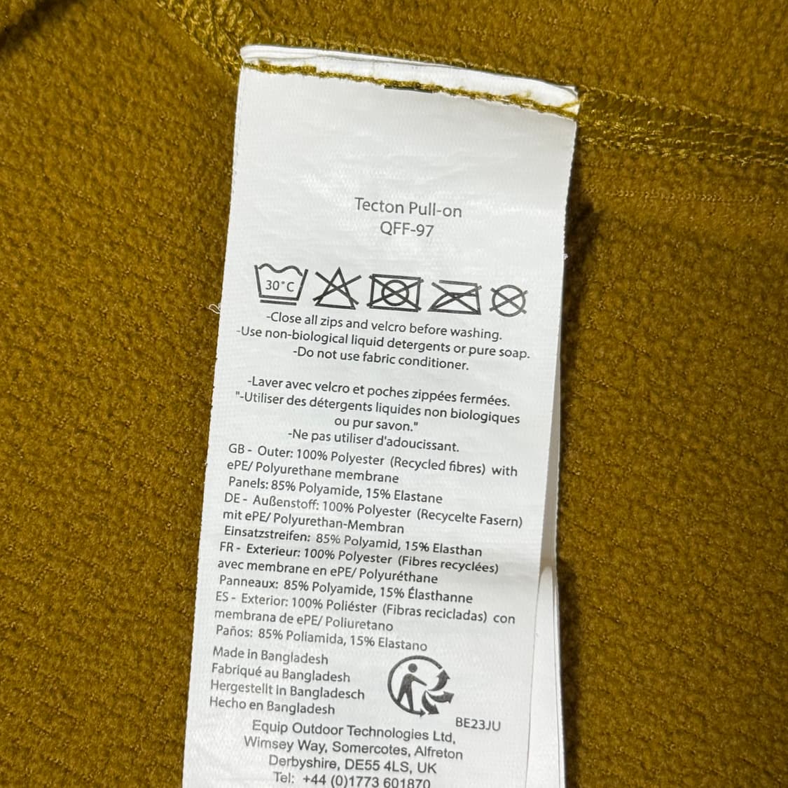 Rab 텍톤 반집업 미들레이어 XXL 상품이미지8