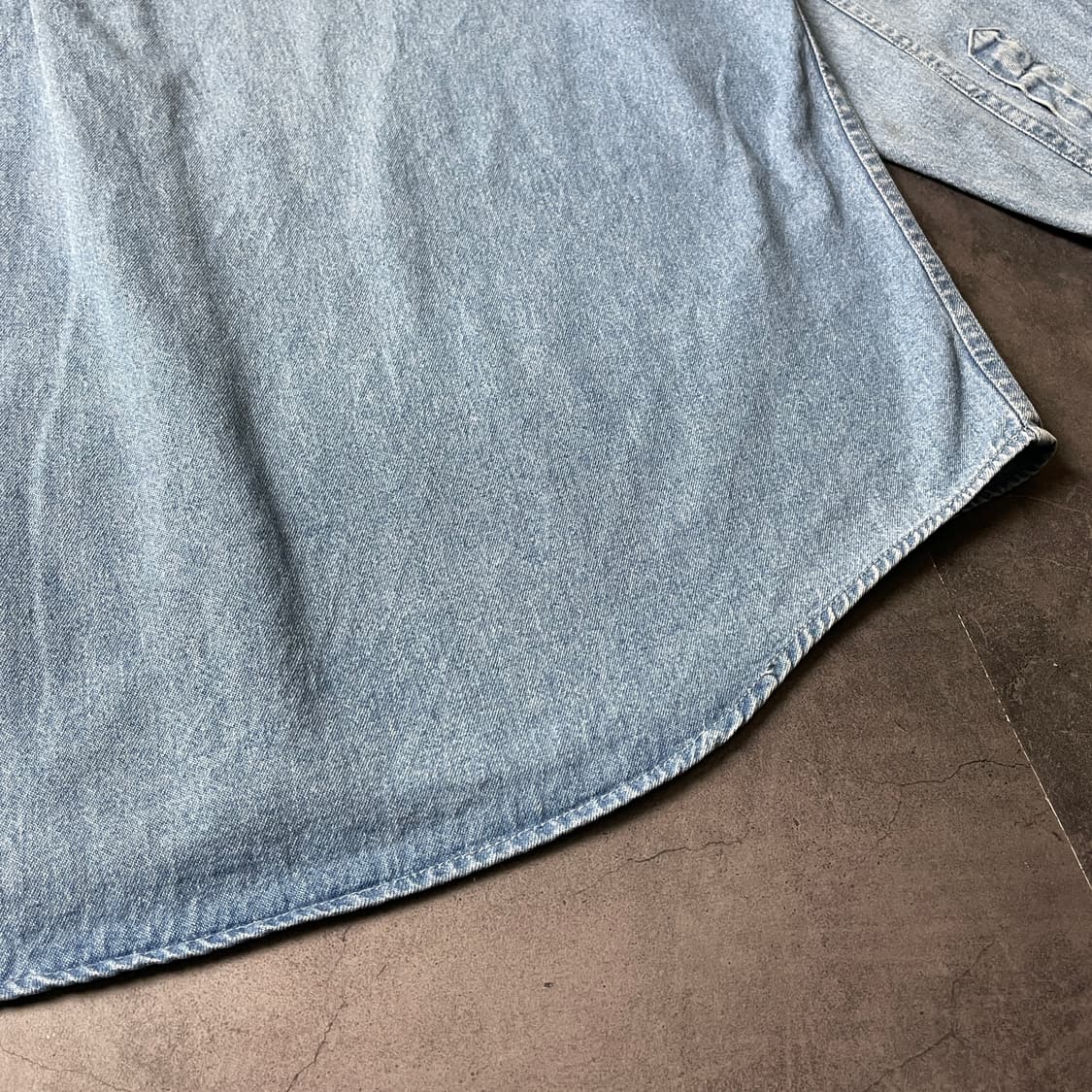 SONOMA 빈티지 다운버튼 코튼 데님 셔츠 A00707 상품이미지9