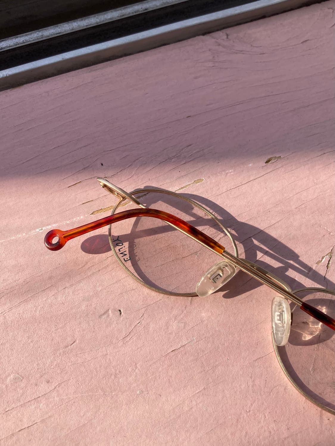 빈티지 오렌지 오벌 안경 상품이미지5