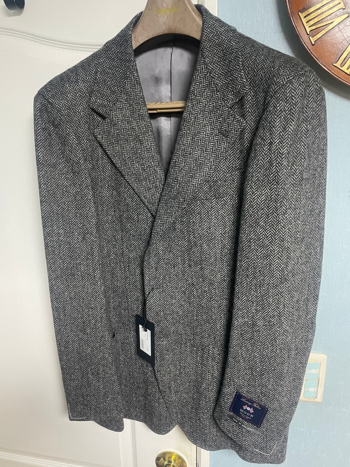 링자켓 라마르쉐 그레이헤링본 트위드 자켓 상품이미지3