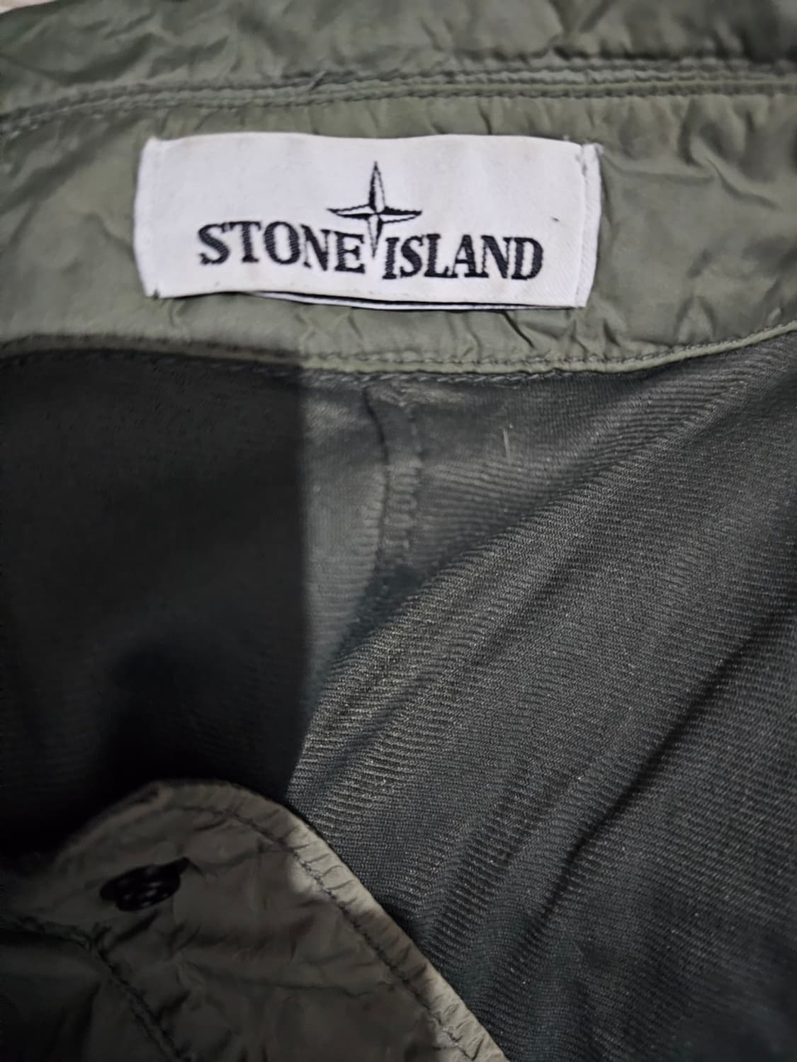 정품 스톤아일랜드 크링클랩스 가먼트다잉 자켓 100/L 상품이미지4