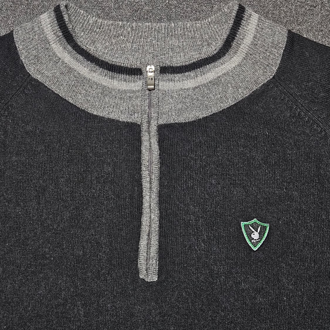 플레이보이 골프 남성 반집업 방풍니트 105 상품이미지2