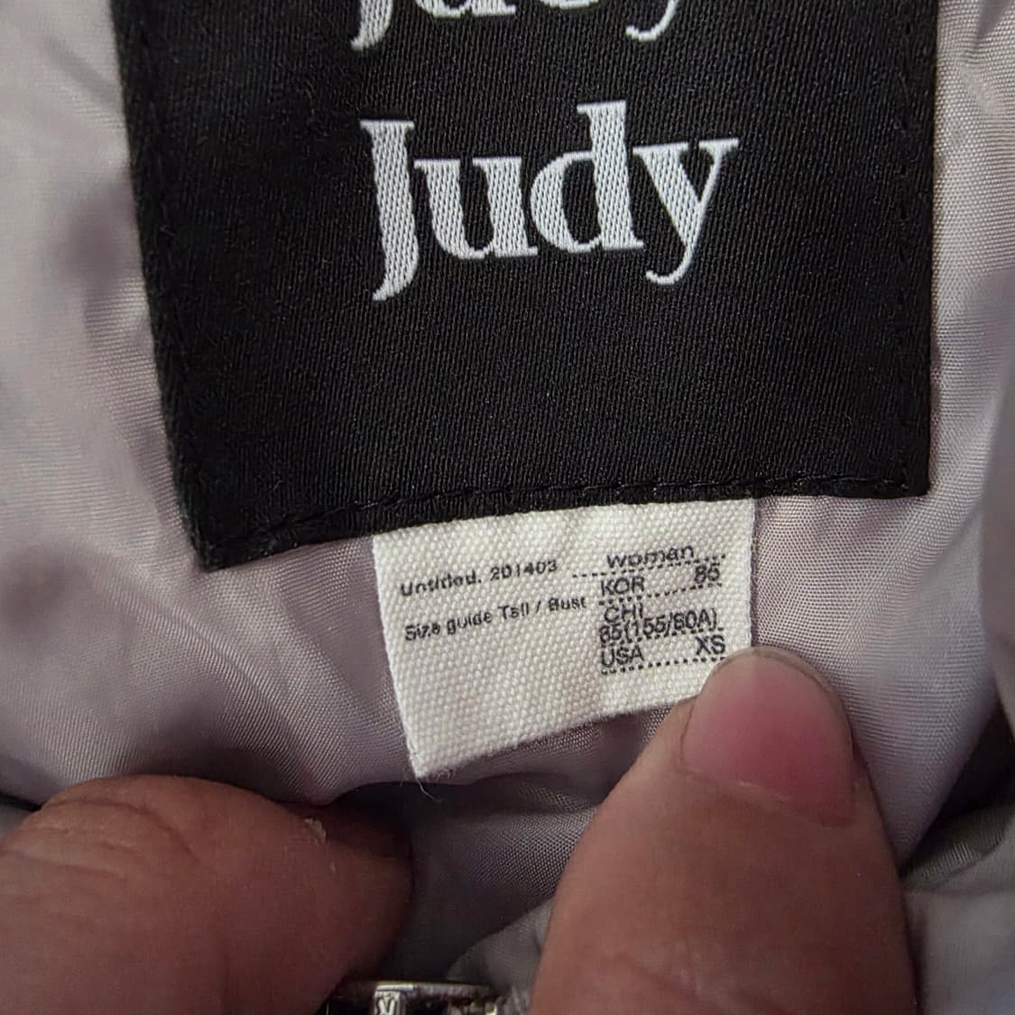 Jucy Judy 여성 폭스퍼 덕다운 롱패딩 상품이미지5