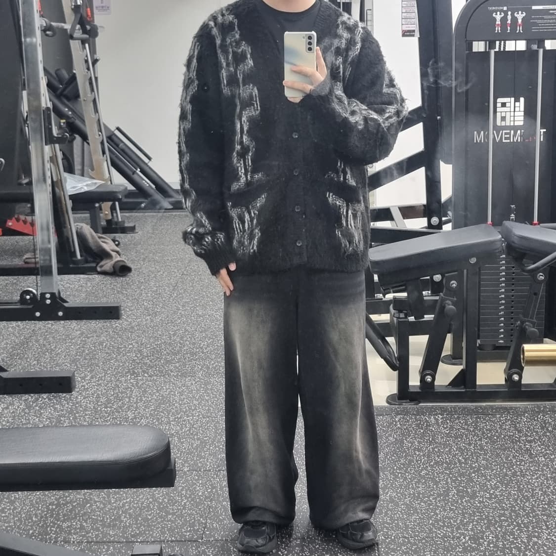 (XL) 오베이 템플 가디건 블랙 상품이미지5