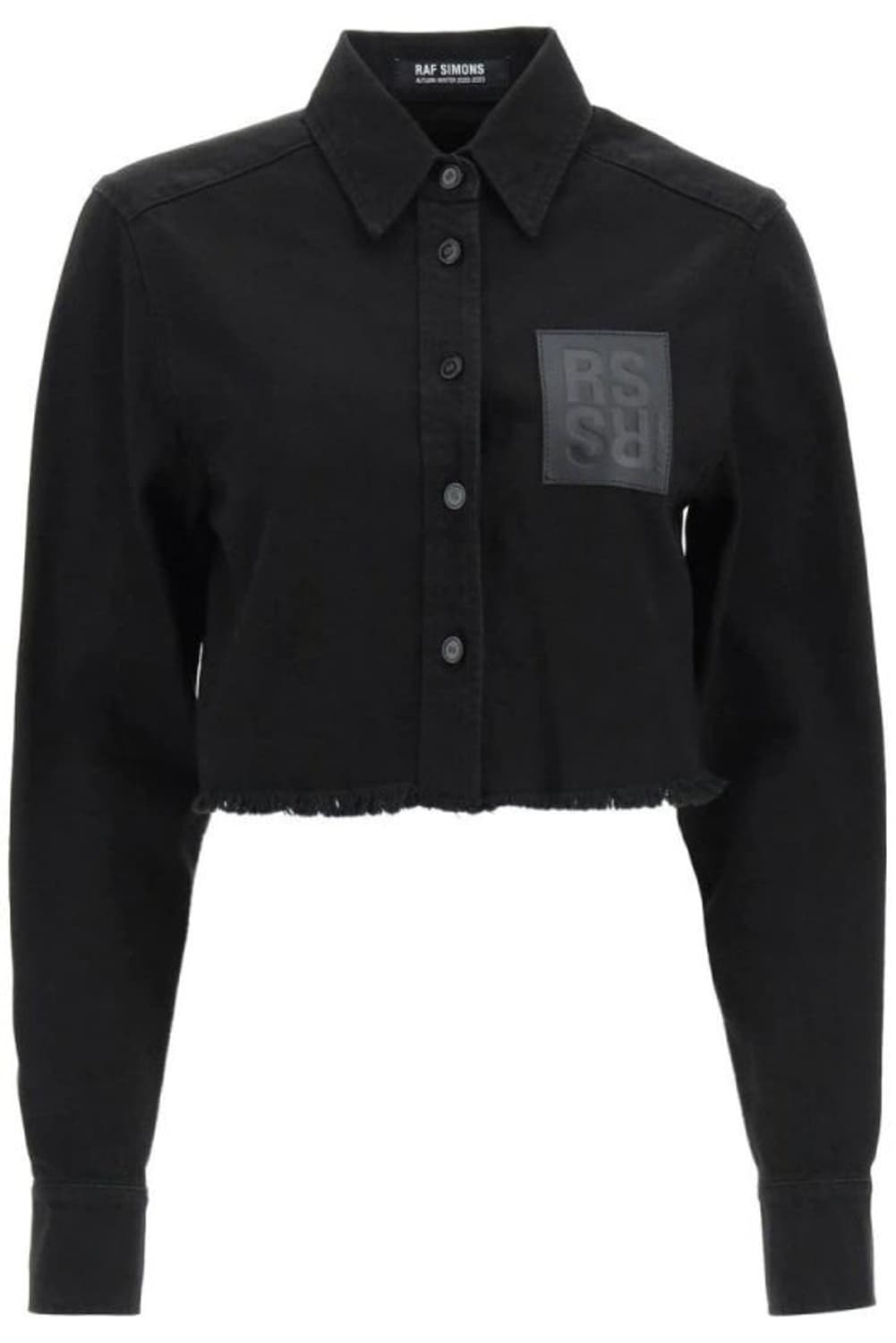 rafsimons crop shirts black 상품이미지2