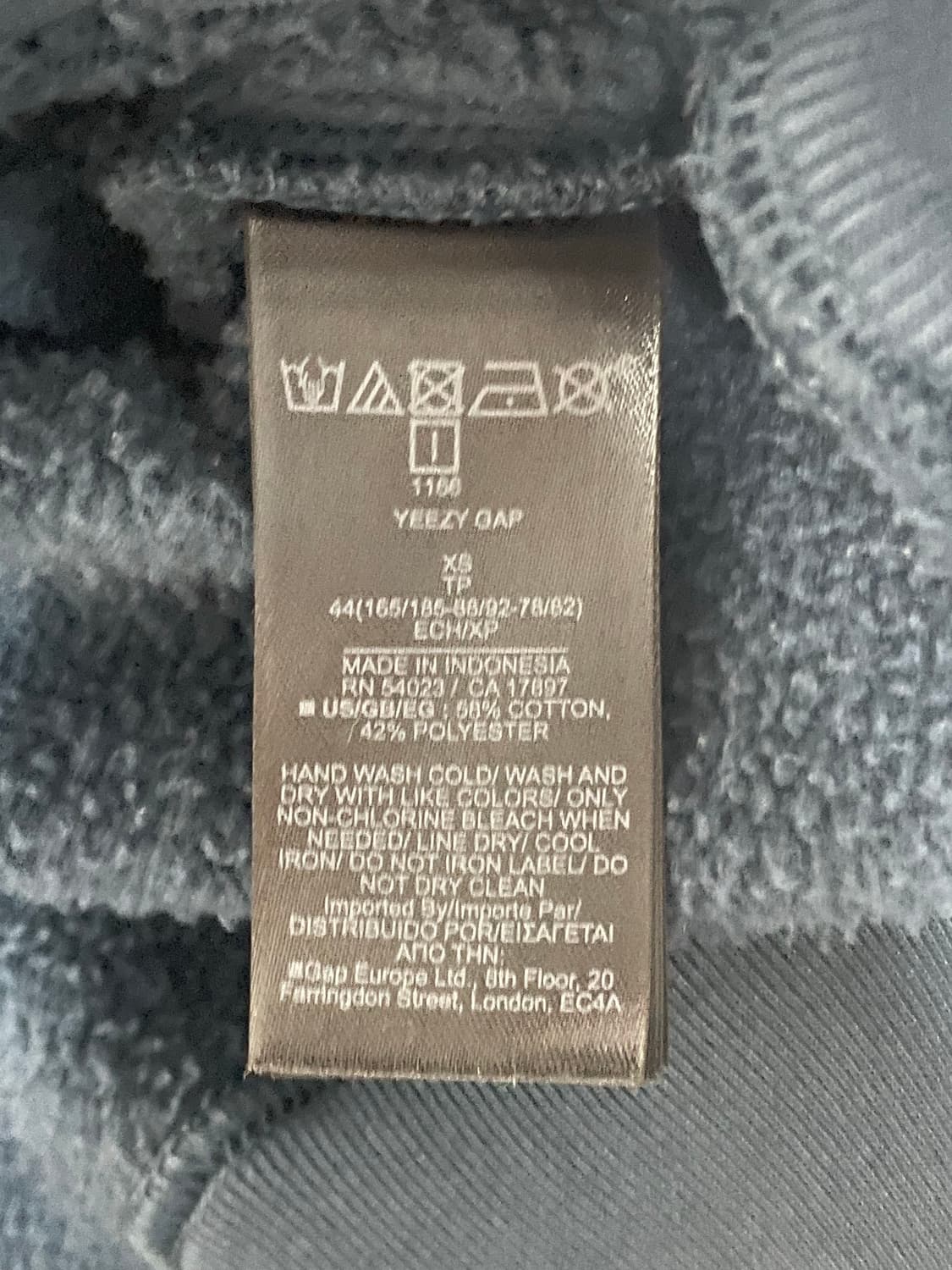 [XS] 이지 갭 하이넥 다크블루 상품이미지3