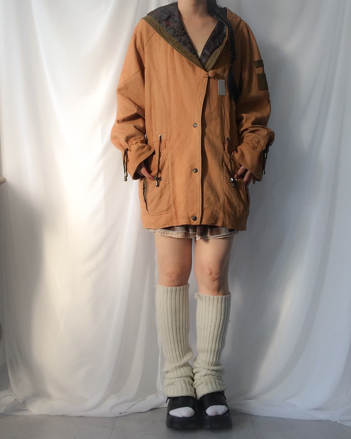 Wizard mood hood leather jacket 상품이미지9
