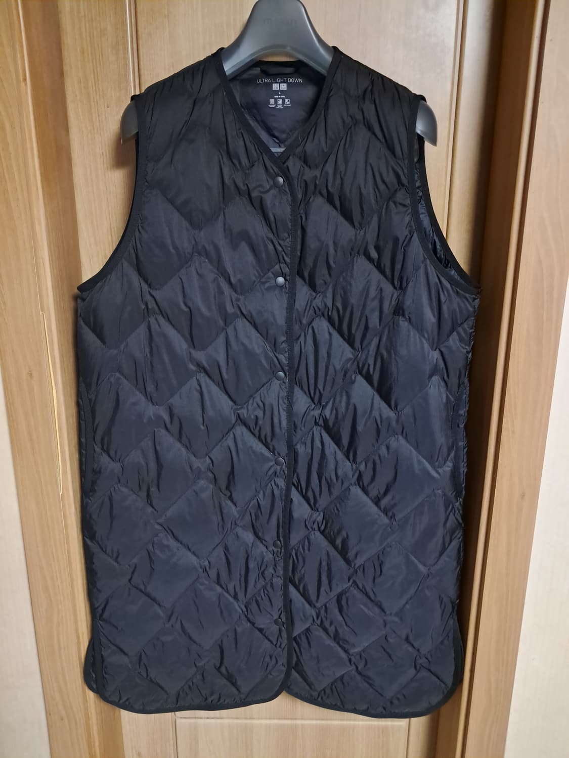 유니클로 롱 패딩조끼 L 상품이미지2