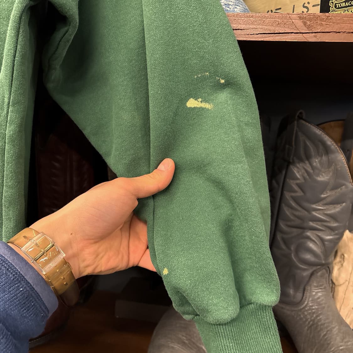 80~90s 슈미즈 라코스테 시그니처 레터링 엠브로이드 스웻셔츠 N894 상품이미지7