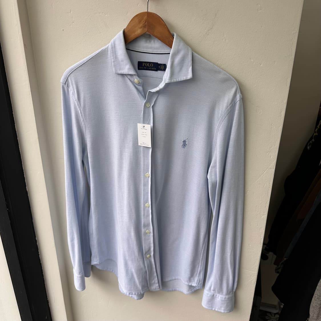 15258 - 폴로 랄프로렌 스카이블루 니트 셔츠 상품이미지2