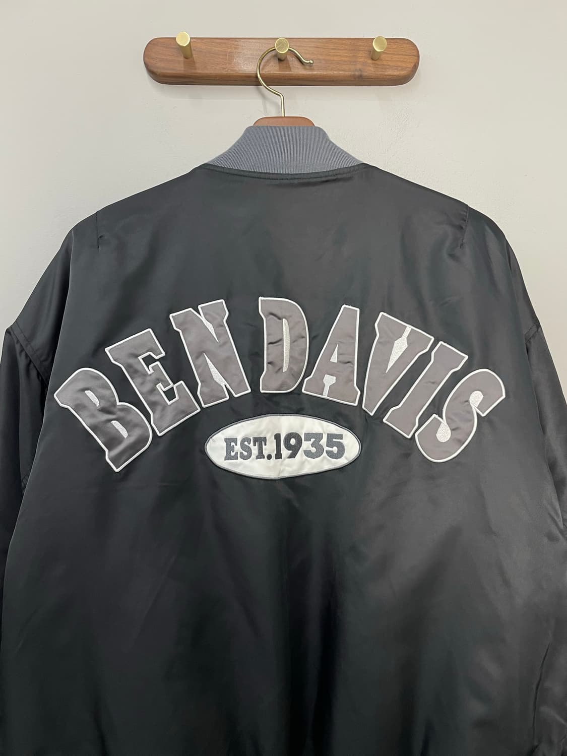 벤 데이비스 올드스쿨 나일론 바시티 자켓 H2328 상품이미지6