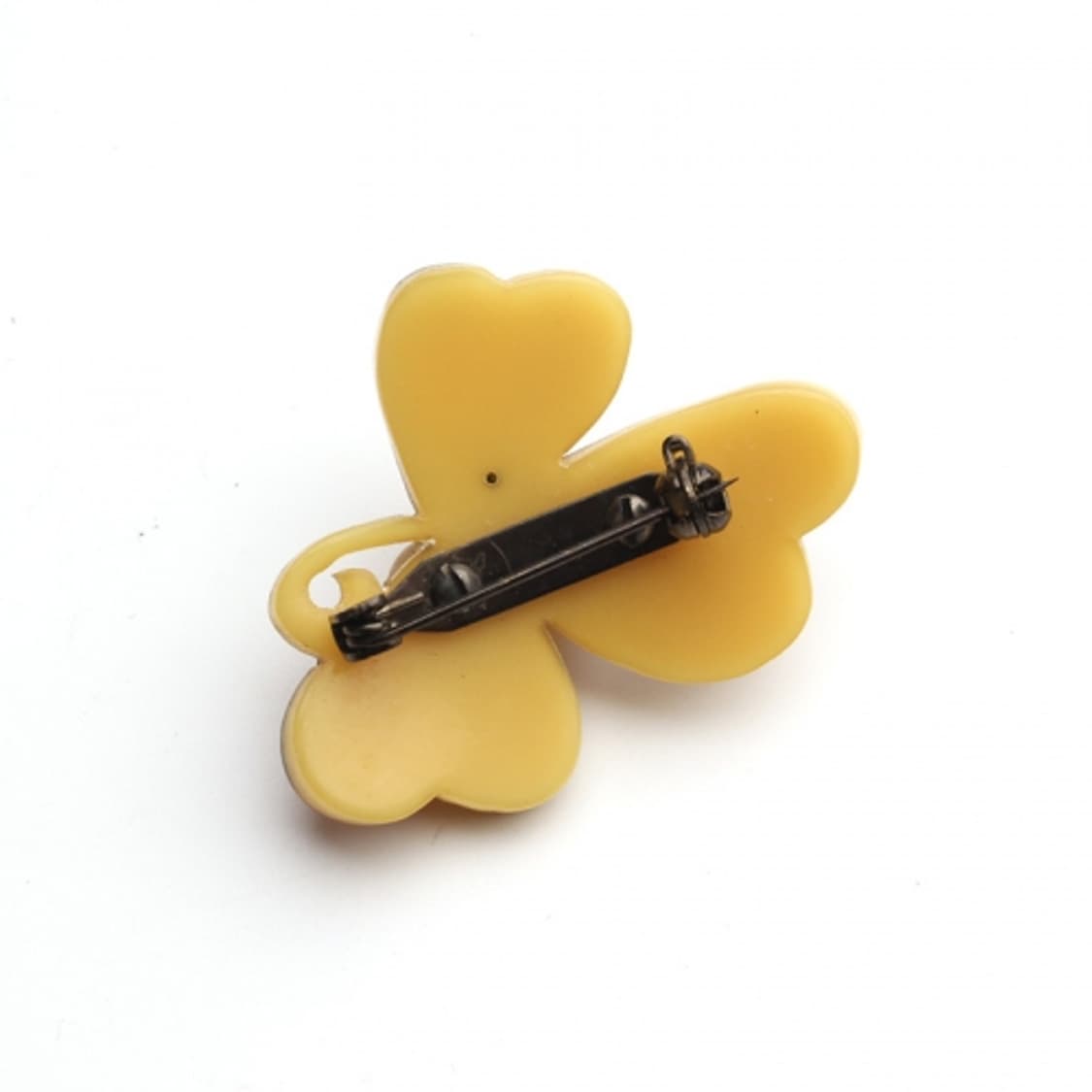 골드 리스 브로치 밀화 호박 브로치 2종 세트 상품이미지5