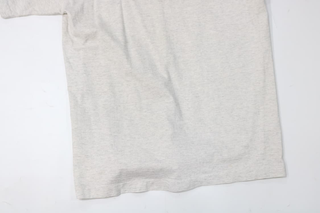  콜롬비아 90s USA제 빈티지 우드 블록 로고 오트밀 티셔츠 (M) 상품이미지10