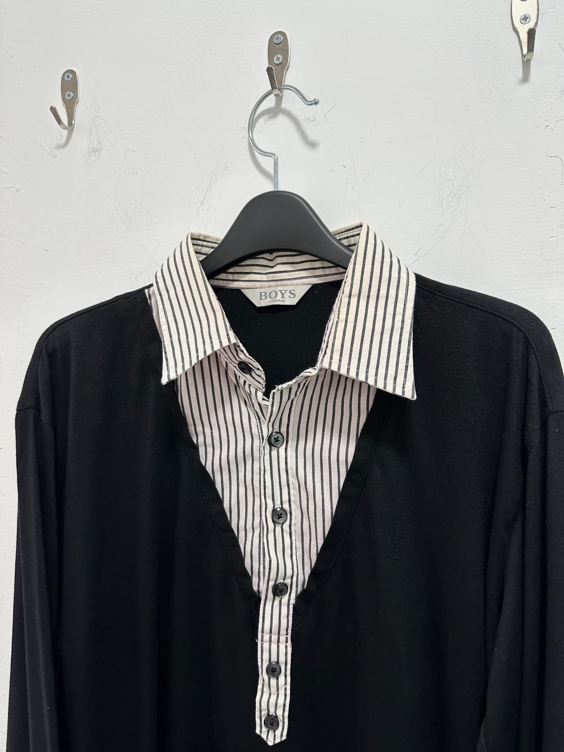BOYS homme fake shirts layered sleeve 상품이미지5