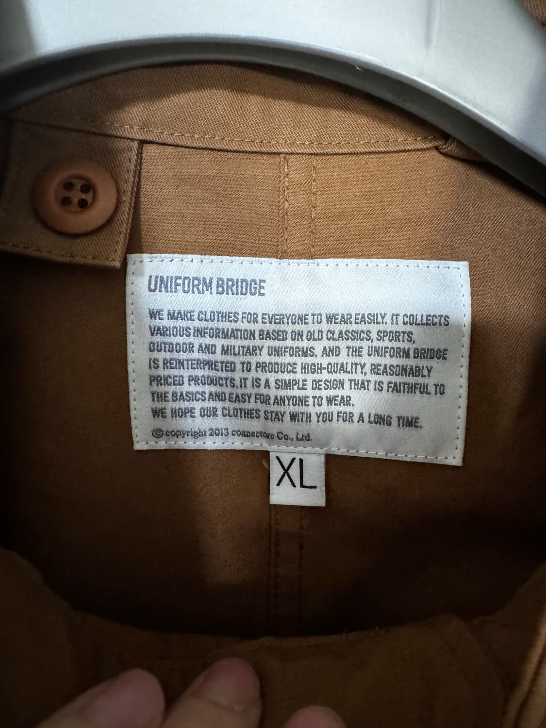 유니폼 브릿지 피쉬테일 파카 브라운 XL 상품이미지2
