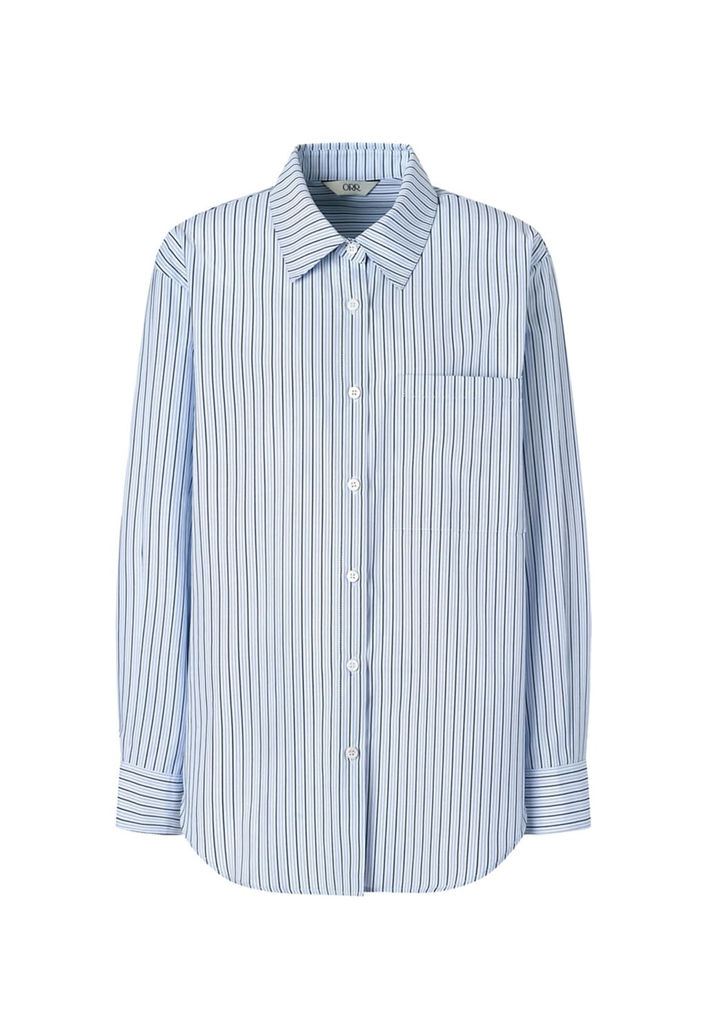 [ORR] 오르 스트라이프 투톤 셔츠 (정가13만원) 상품이미지1