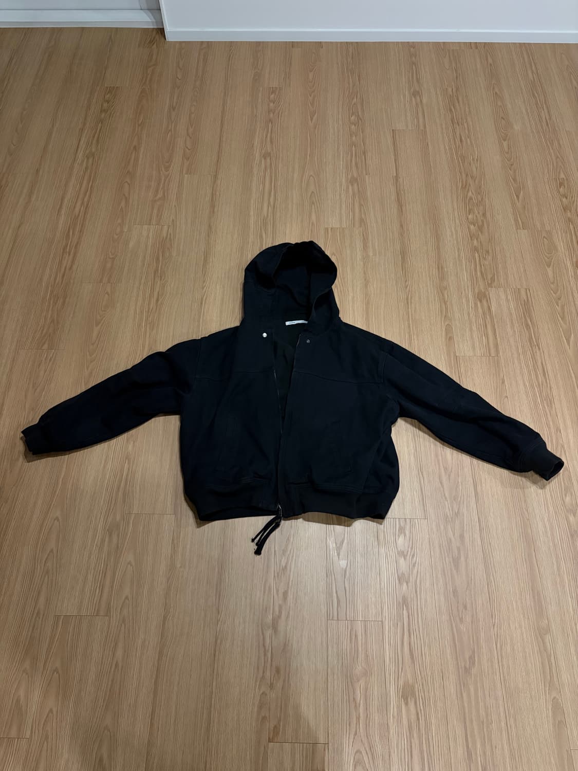 VINTAGE HOOD WORK JACKET (BLACK) 상품이미지5