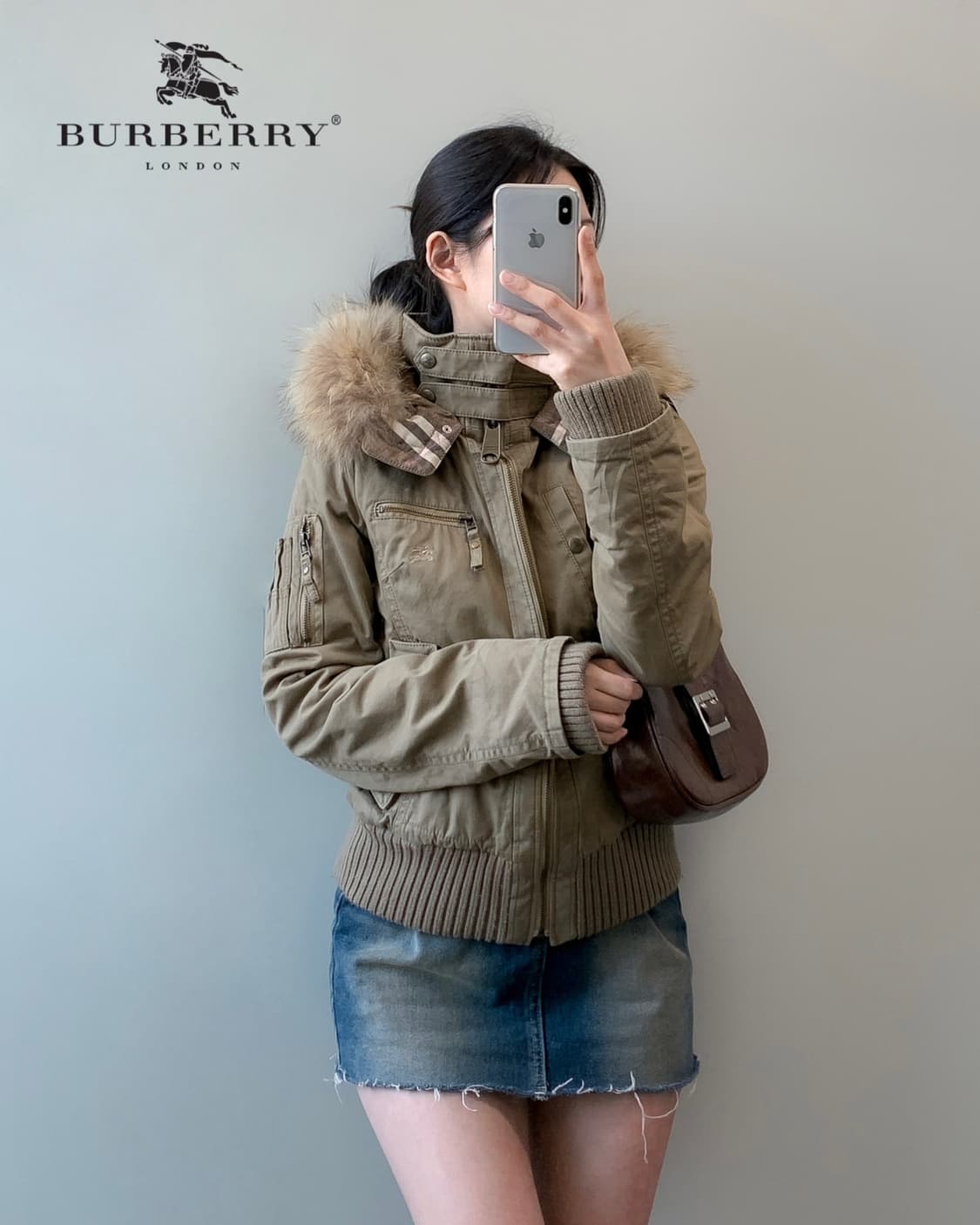 버버리 퍼 자켓 상품이미지3