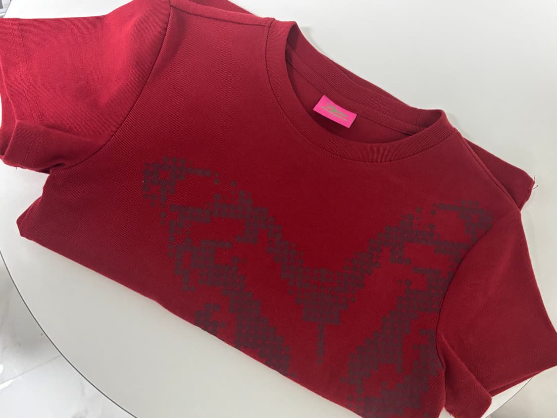 (새상품) 엔와이엑스엑스 BUTTERFLY TEE RED 상품이미지2