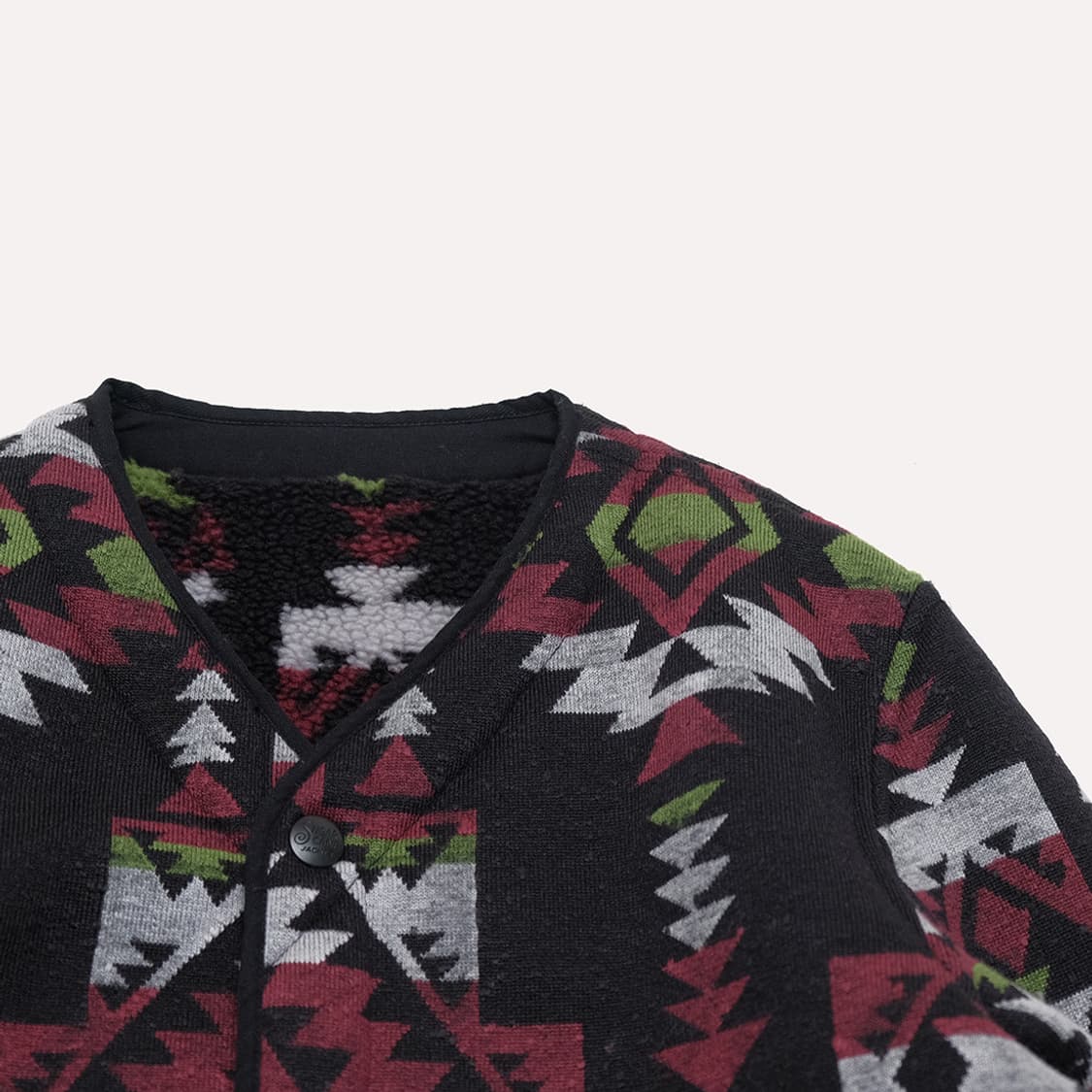 native jacquard boa fleece jacket 상품이미지2