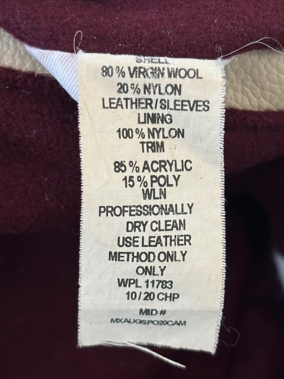 Vintage Holloway Wool Varsity Jacket 상품이미지8