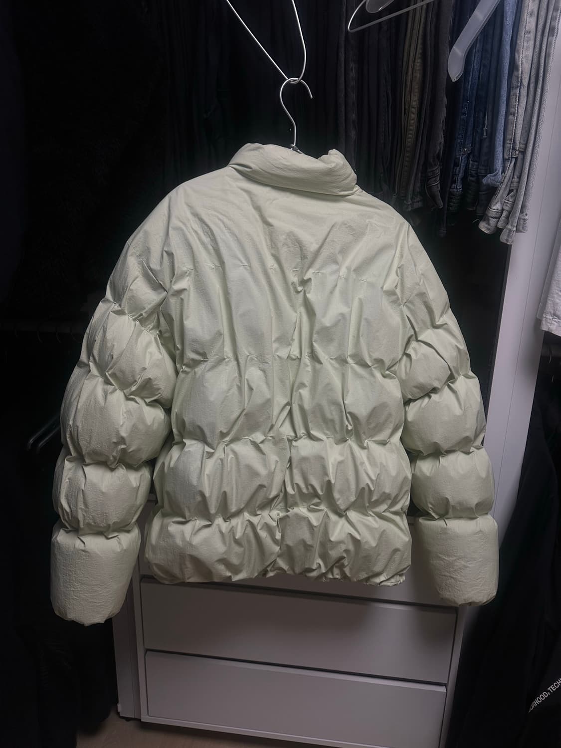 PAF 파프 4.0 다운 패딩 라임 판매 상품이미지3