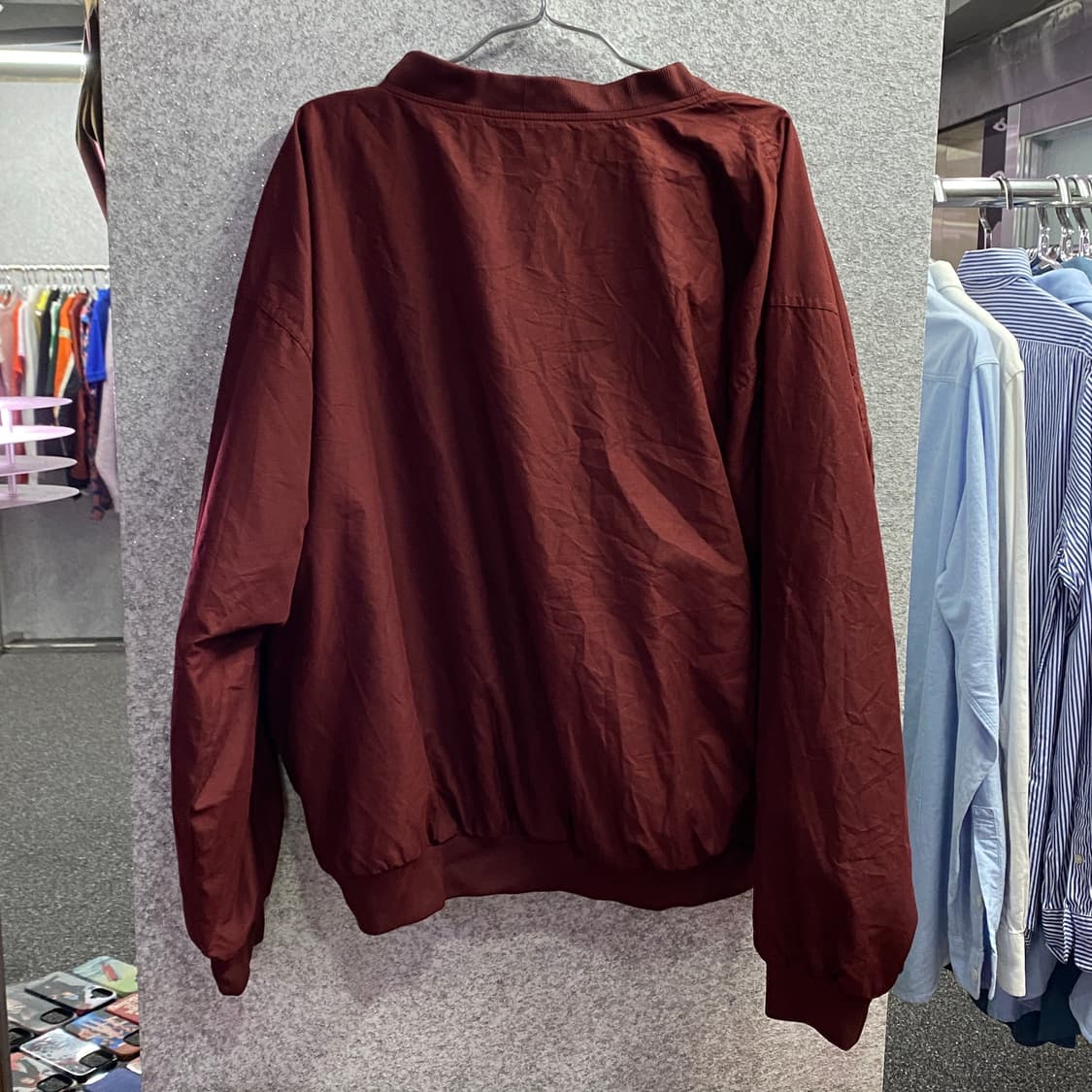 나이키 미들로고 딥레드 웜업 B3168 상품이미지4