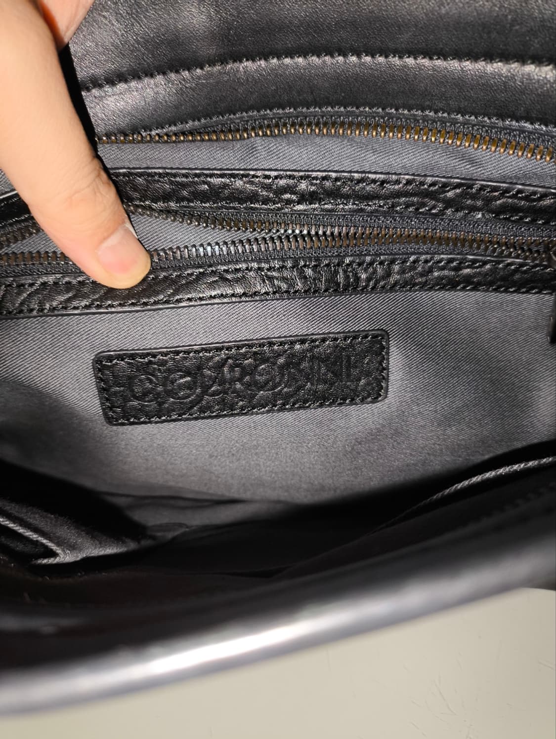 쿠론 천연가죽 클러치백 상품이미지6