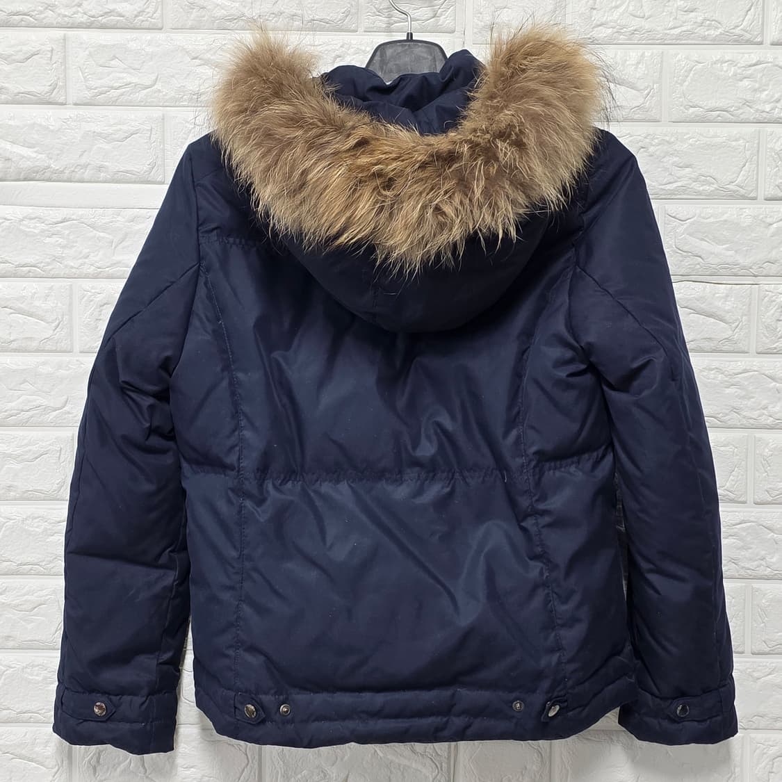 택포// 빈폴 여성 후드 퍼 다운 숏패딩 95 상품이미지4