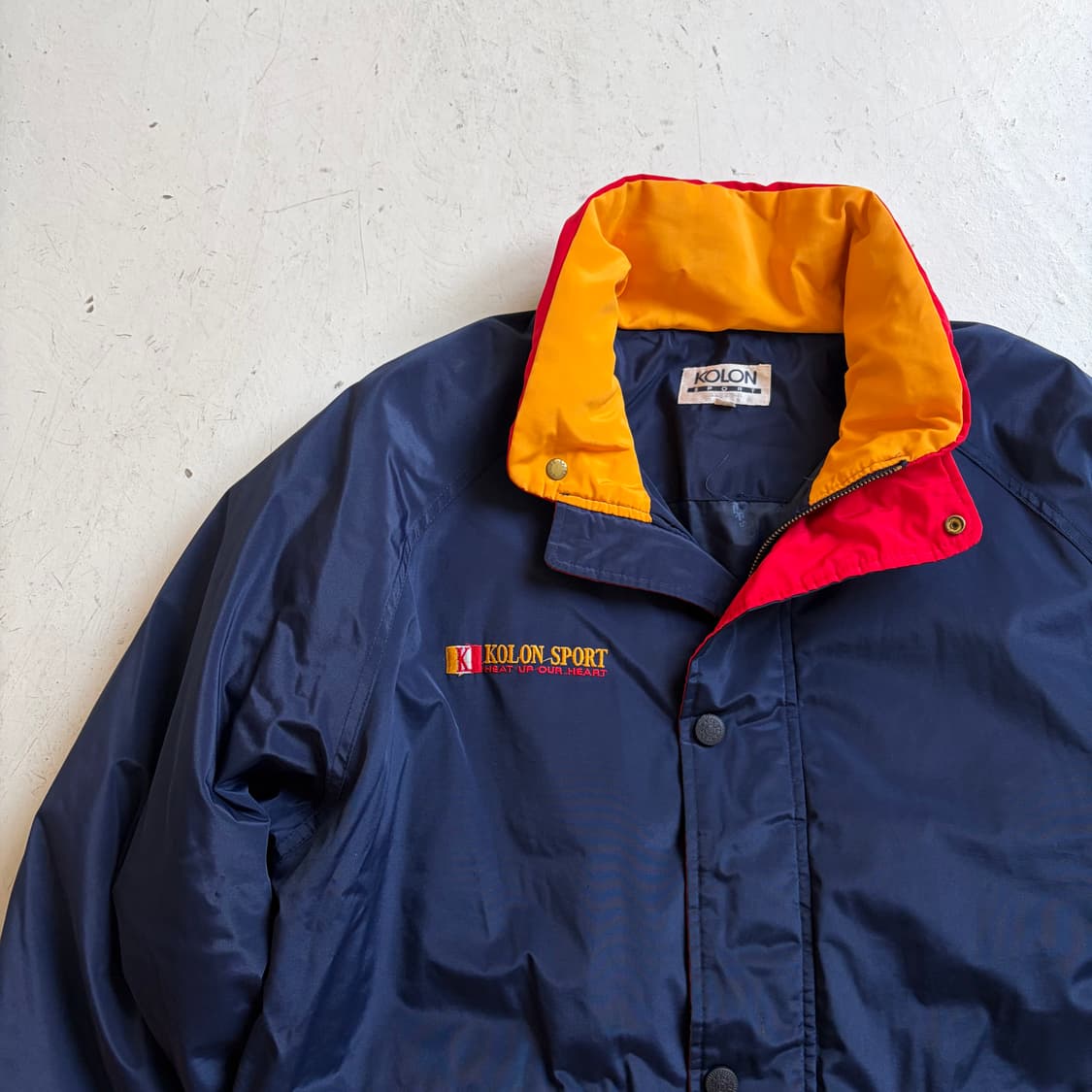 90s 코오롱스포츠 빈티지 구스다운 마운틴파카 L 상품이미지2
