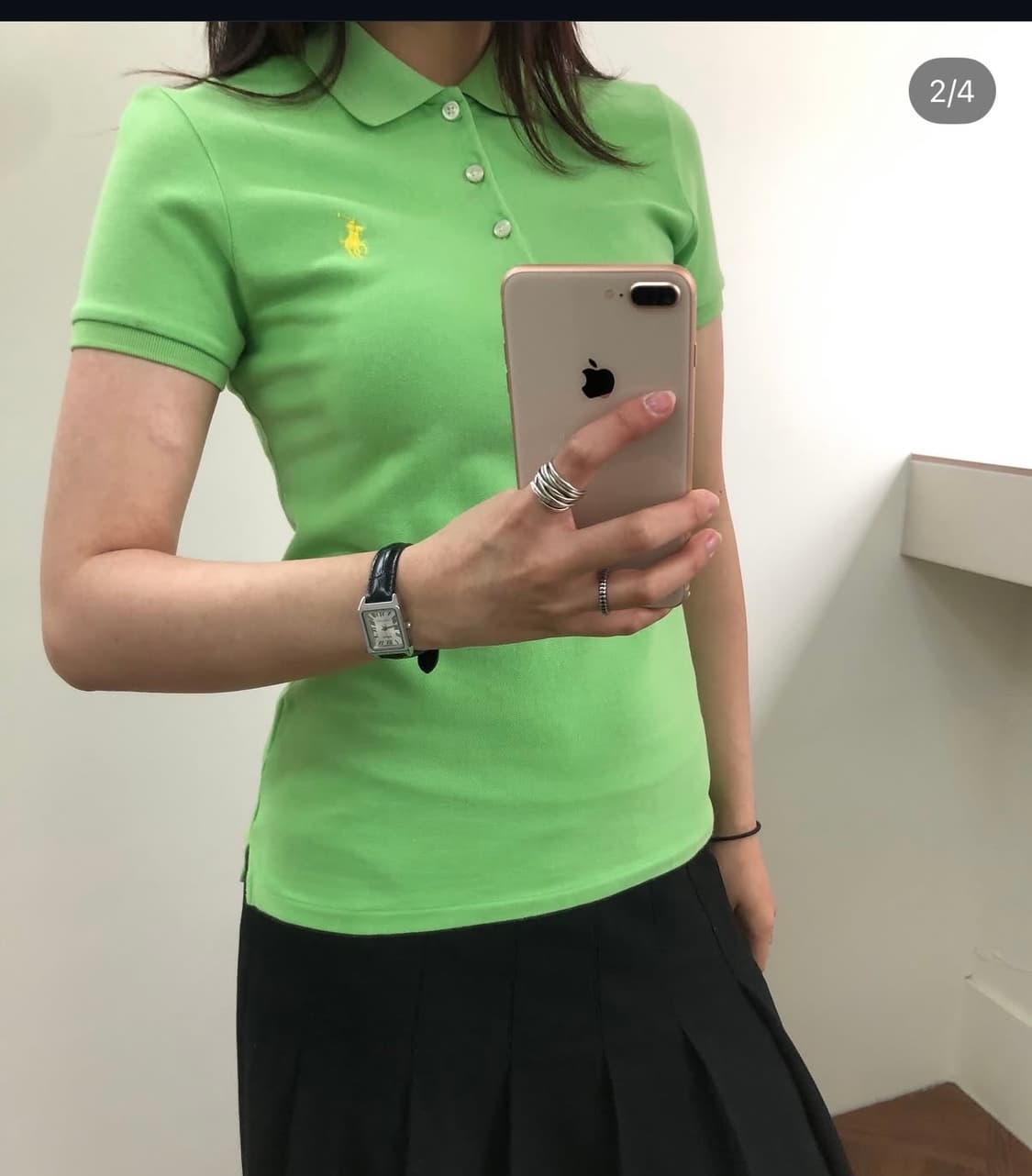 딱붙핏)) 폴로 반팔 피케셔츠 상품이미지2