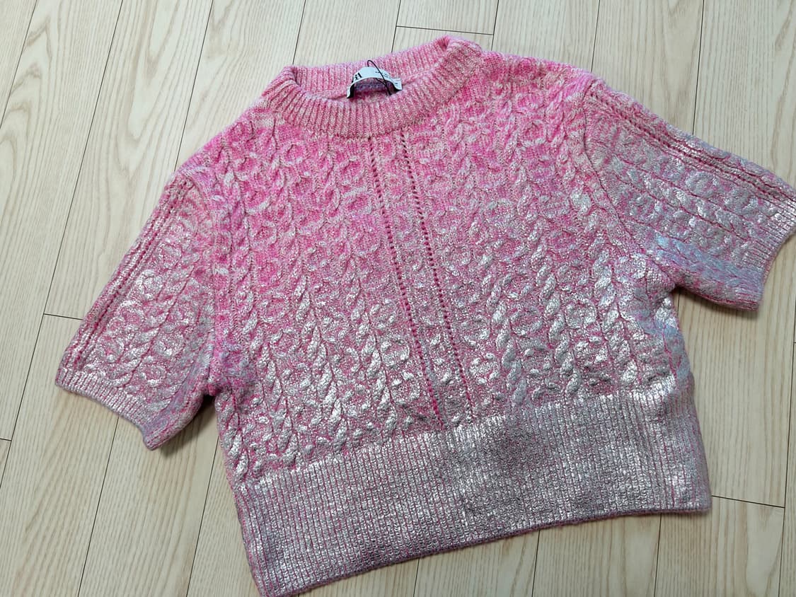 자라 반팔 니트 상품이미지1