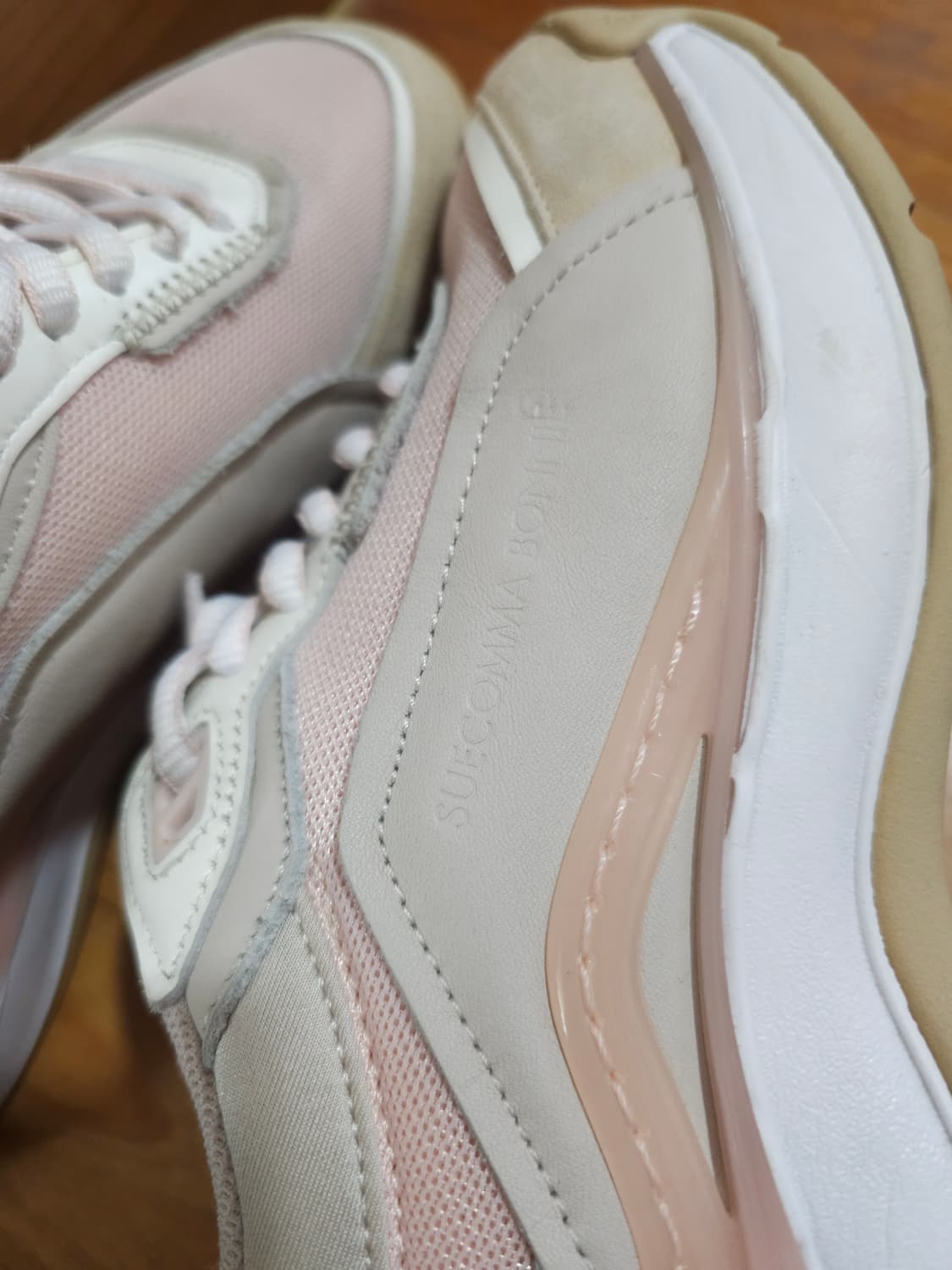 슈콤마보니 핑크 키높이 스니커즈 상품이미지5