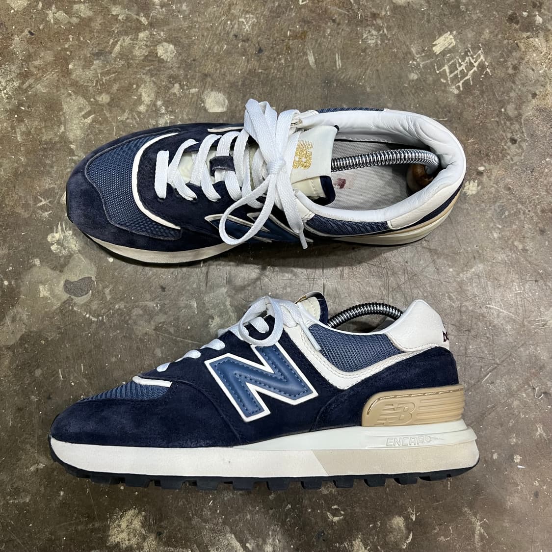 250) 뉴발란스 574 레거시 네이비 운동화 스니커즈 신발 상품이미지4
