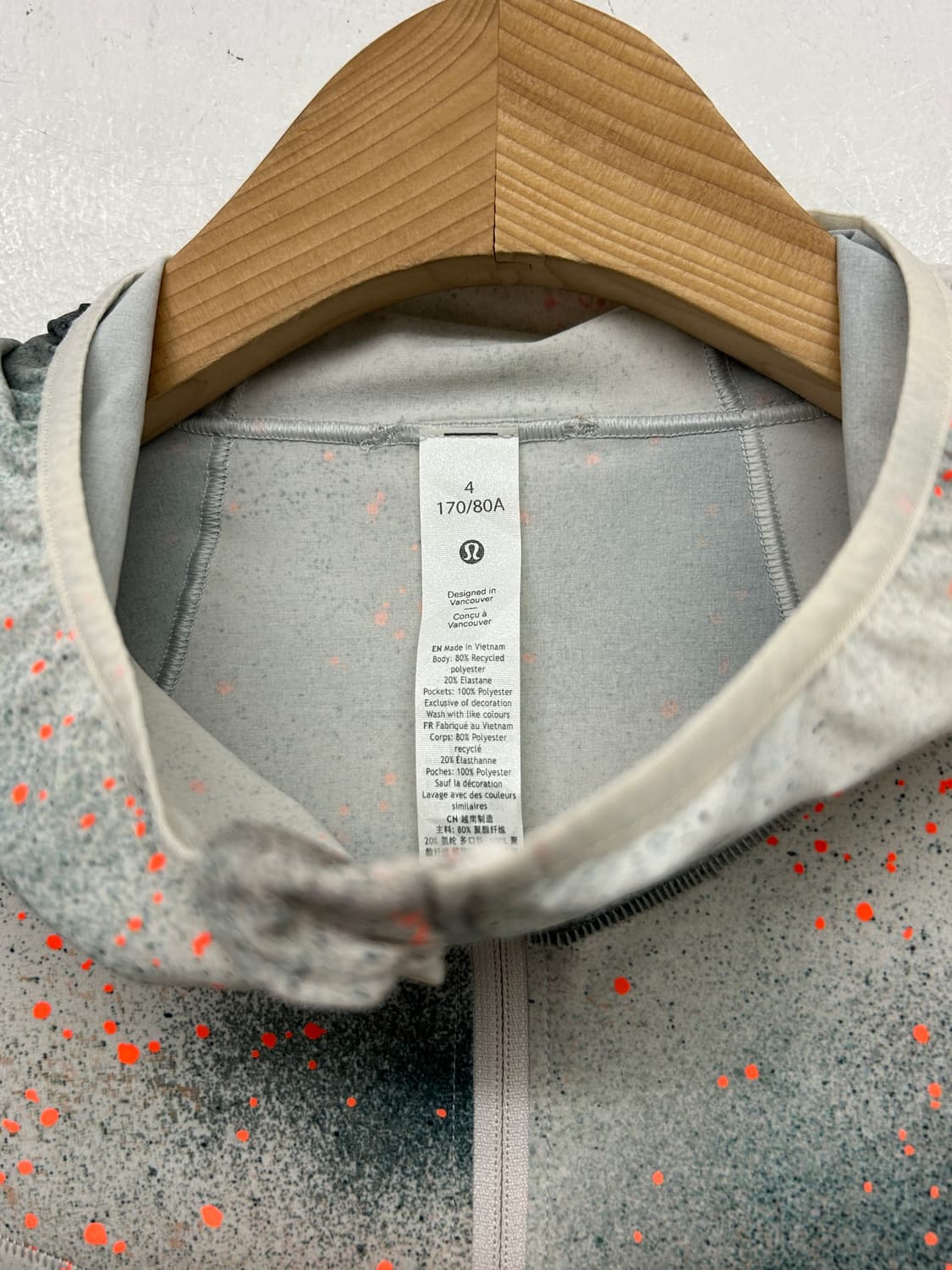 룰루레몬 패턴 후드 바람막이 자켓 상품이미지8