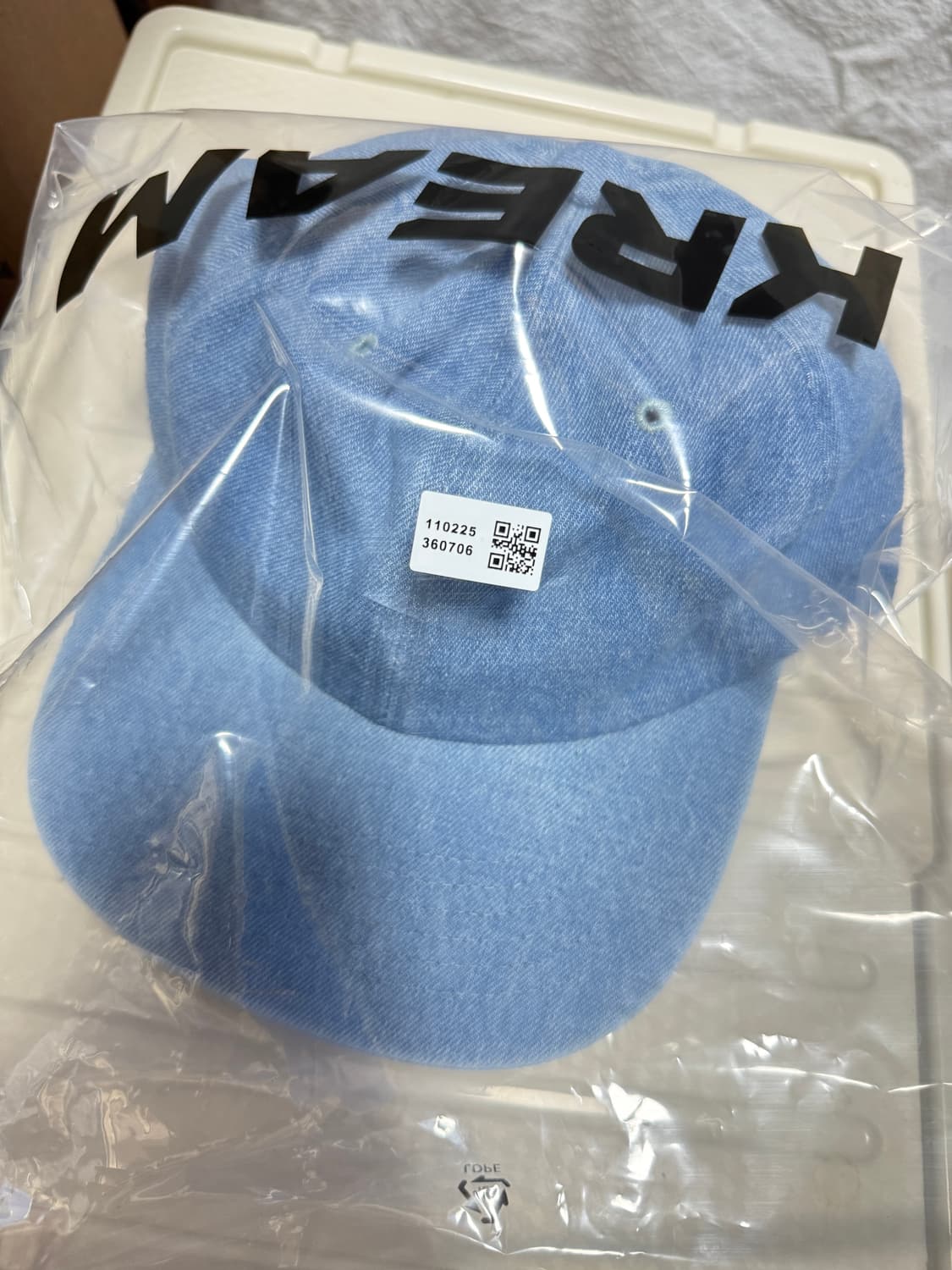 새상품 아이앱 데님 캡 모자  상품이미지1