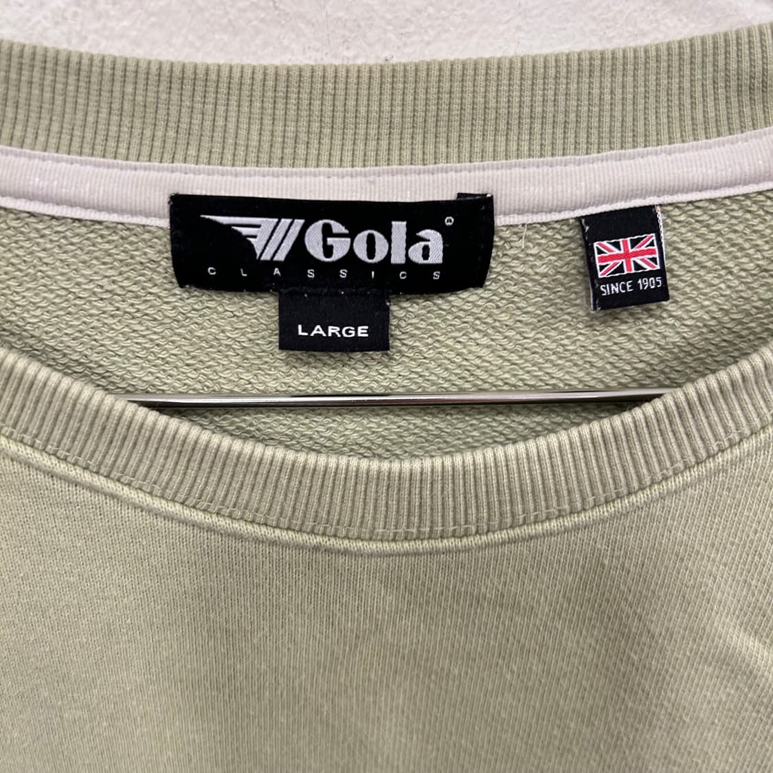 골라 클래식 빅로고 헤비코튼 맨투맨 상품이미지3