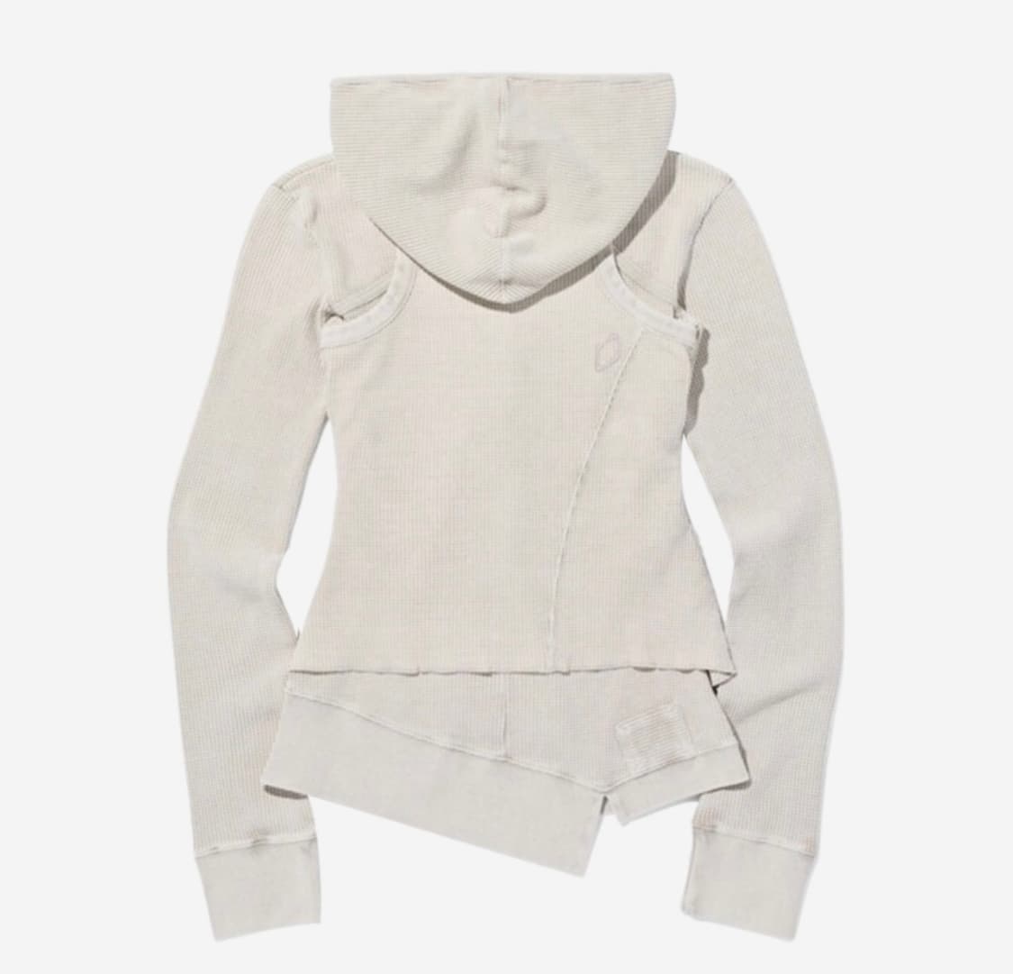 Mischief Layered Waffle Hoodie Set B 상품이미지2