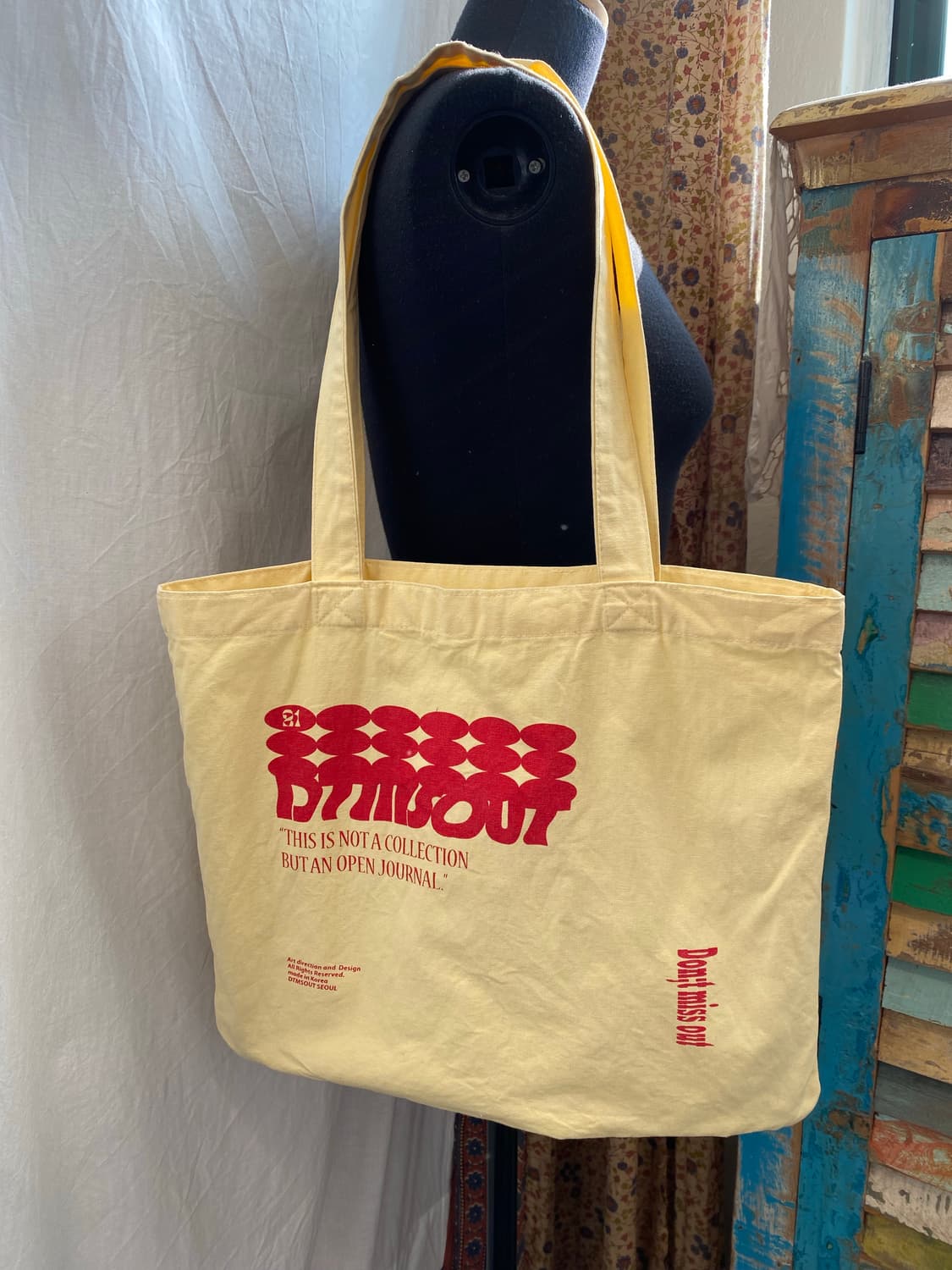 옐로우 에코백  상품이미지3