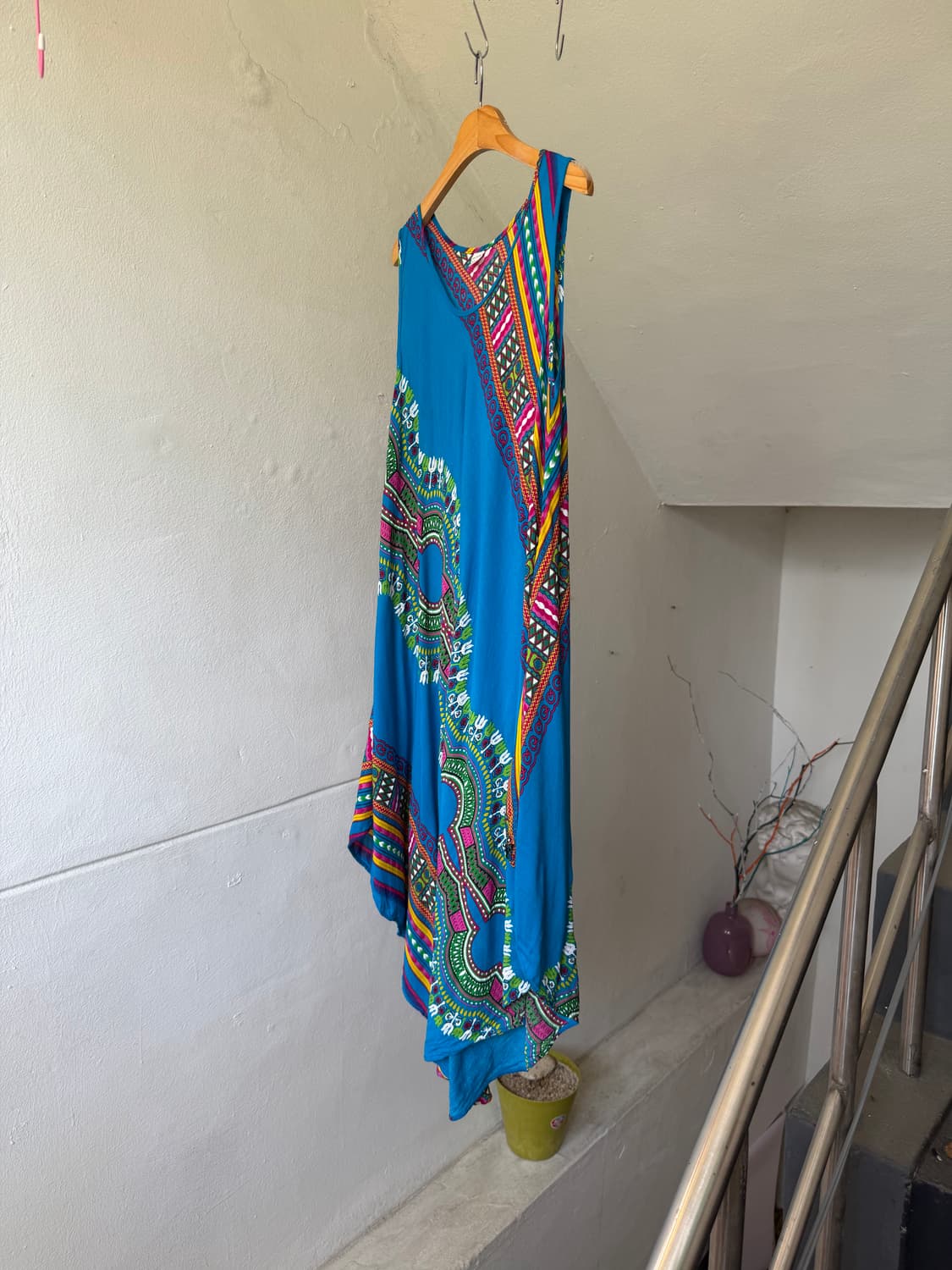 페어리 에스닉 패턴 롱 원피스 상품이미지5