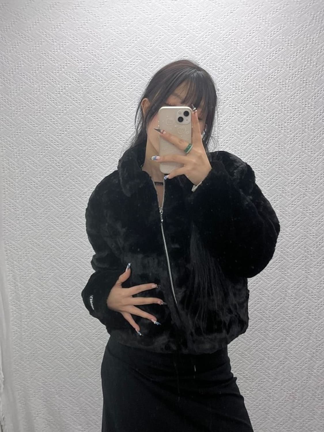 키르시 스트릿 모던시크 핀터감성 퍼 자켓 1 C07762 상품이미지1