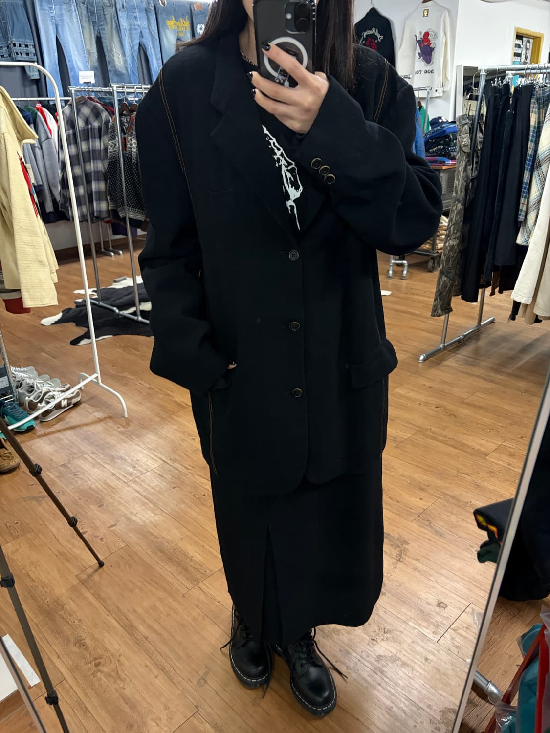 꼼데가르송옴므 스티치 블레이저 자켓 상품이미지2