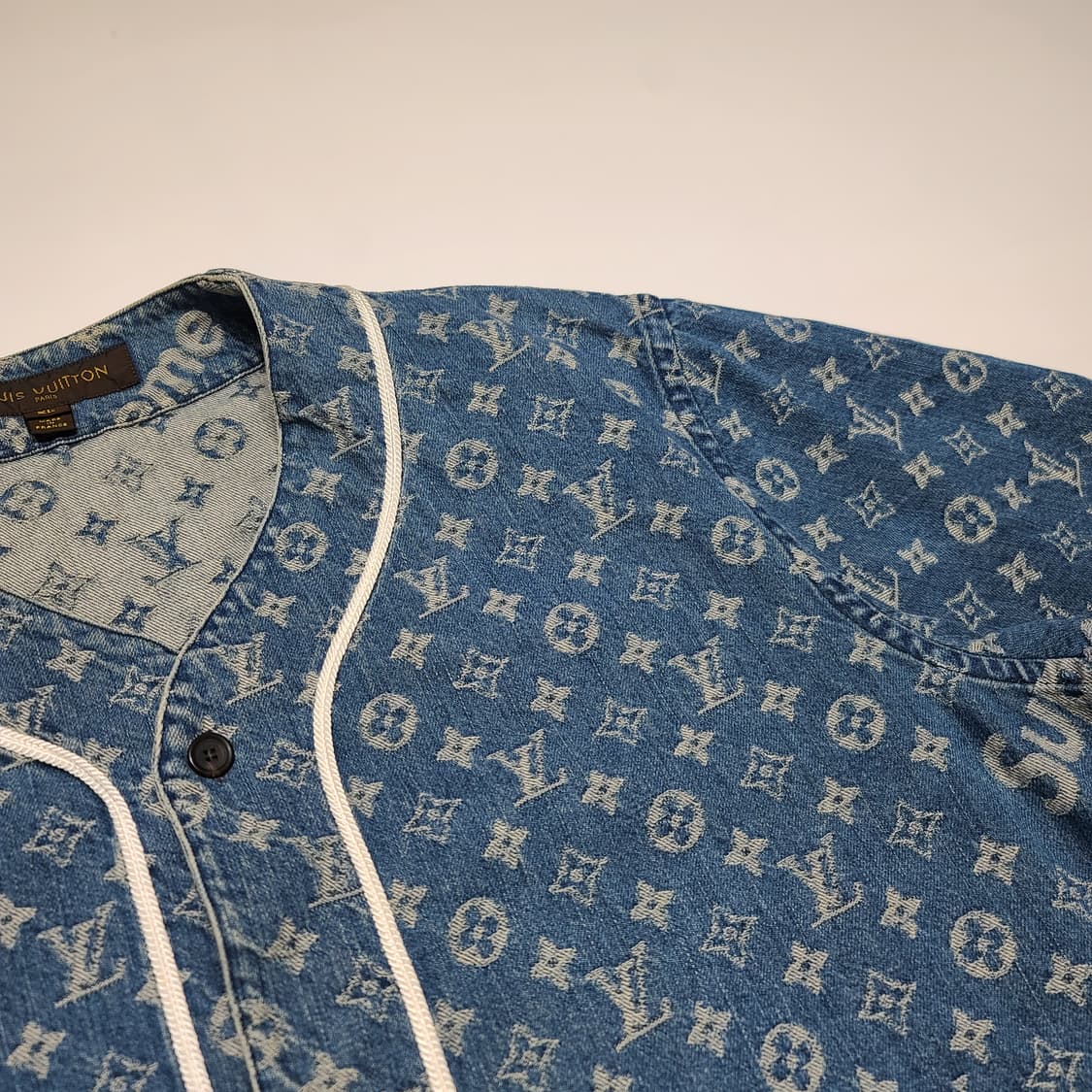 루이비통 x 슈프림 베이스볼 저지[XL] 상품이미지3