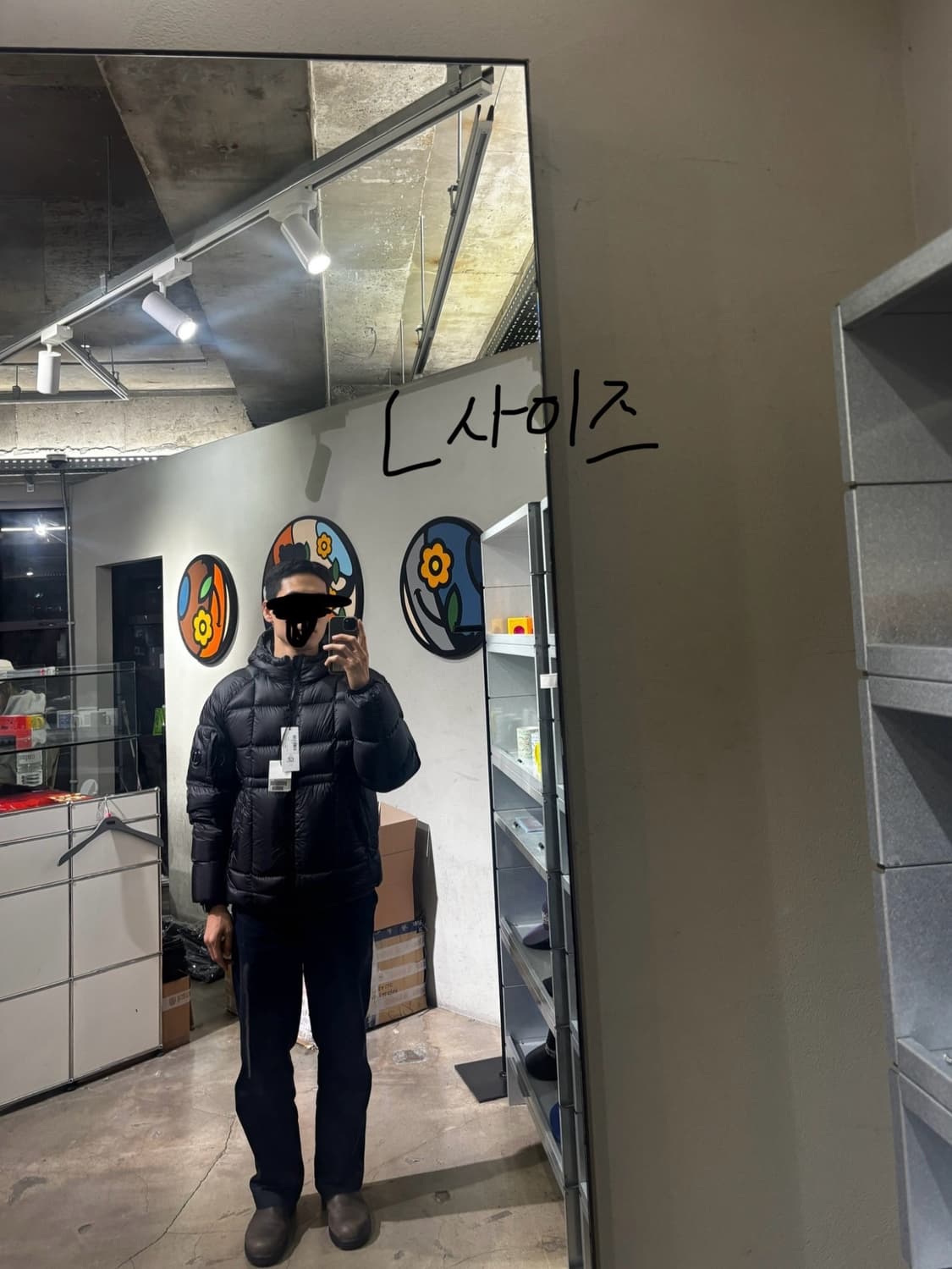 CP 컴퍼니 디디쉘 후드 패딩 블랙 L  상품이미지5