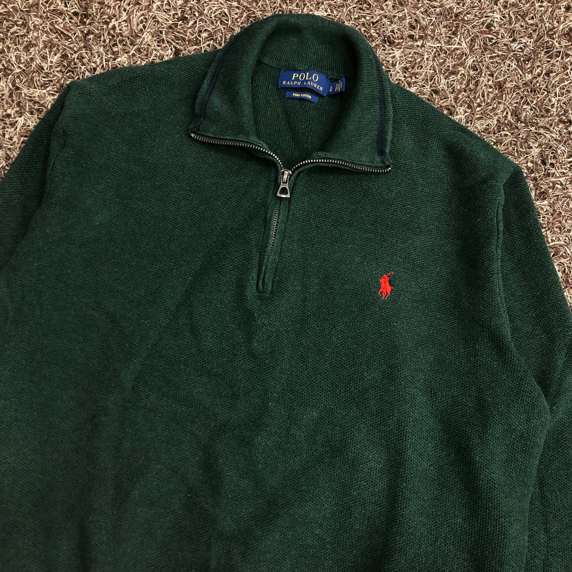 폴로 랄프로렌 피마 코튼 하프집업 니트 상품이미지3