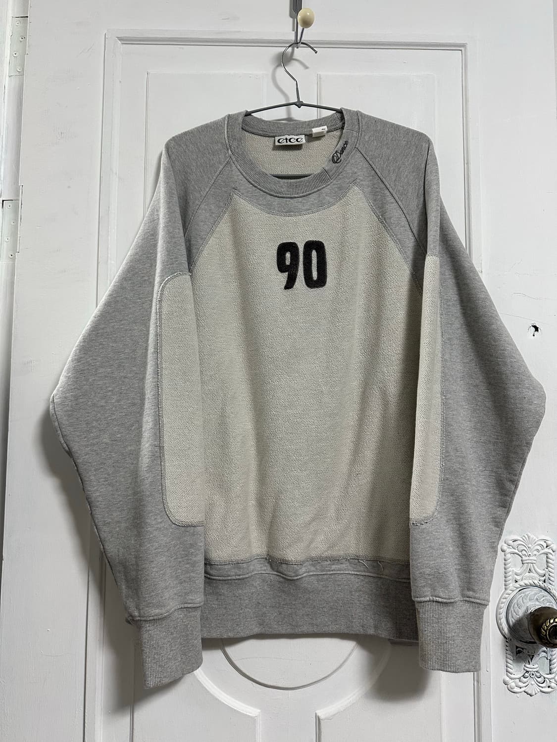 이티씨이 90 패치워크 맨투맨 상품이미지1