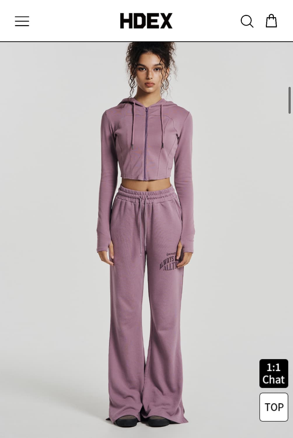 에이치덱스 나팔 팬츠 m 플레어팬츠 스웻팬츠 상품이미지6